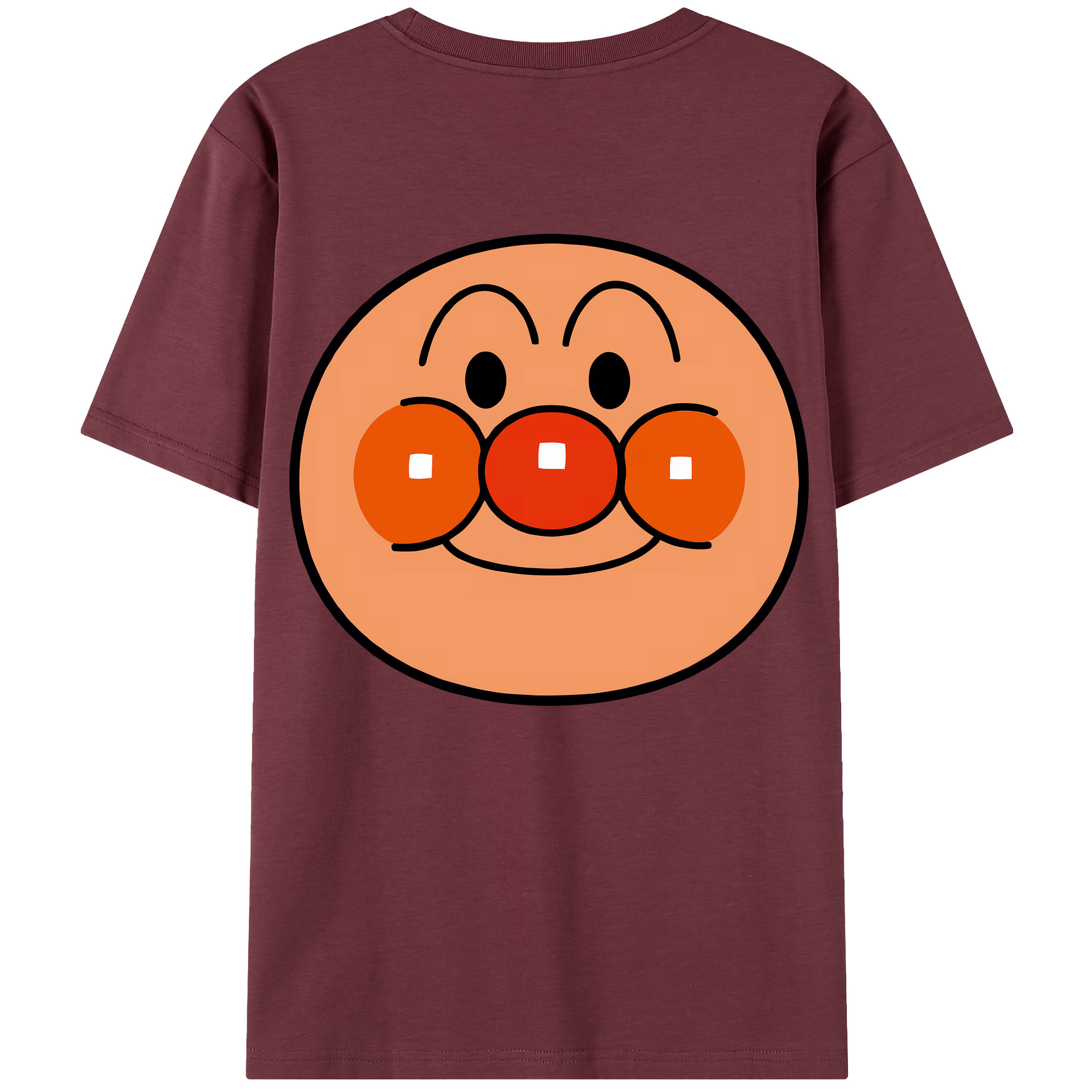 （画像用） アンパンマン Anpanman 綿100％半袖Tシャツ（背面プリント）
